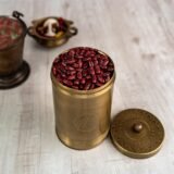brass storage container with 1000 ml