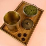 brass storage container 1000 ml