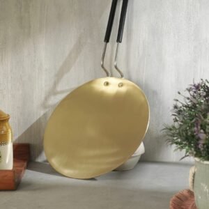 brass tawa for roti with pvc handle