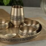 bronze kansa thali set