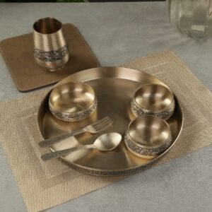 bronze kansa thali set