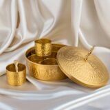 brass spice box for kitchen