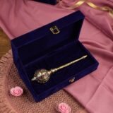 brass hanuman gada with premium gift box
