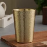 brass water glass