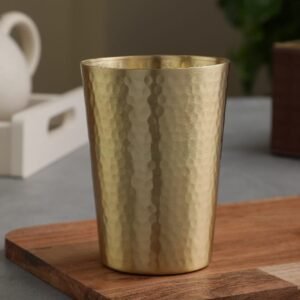 brass water glass