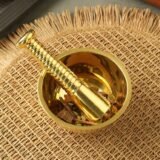 brass mortar set