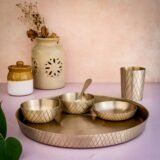bronze kansa thali set