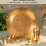 Premium Brass thali set